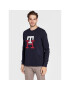 Tommy Hilfiger Тениска с дълъг ръкав Lux Monogram MW0MW28229 Тъмносин Regular Fit - Pepit.bg