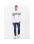 Tommy Hilfiger Тениска с дълъг ръкав Placement Striped MW0MW30062 Бял Regular Fit - Pepit.bg