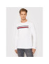 Tommy Hilfiger Тениска с дълъг ръкав Sliced Bar Long Sleeve MW0MW20166 Бял Regular Fit - Pepit.bg