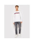 Tommy Hilfiger Тениска с дълъг ръкав Sliced Bar Long Sleeve MW0MW20166 Бял Regular Fit - Pepit.bg