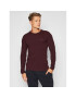 Tommy Hilfiger Тениска с дълъг ръкав Stretch Long Sleeve MW0MW10804 Бордо Slim Fit - Pepit.bg