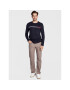 Tommy Hilfiger Тениска с дълъг ръкав Two Tone Chest Stripe MW0MW28785 Тъмносин Slim Fit - Pepit.bg