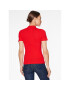 Tommy Hilfiger Тениска с яка и копчета 1985 WW0WW37823 Червен Slim Fit - Pepit.bg