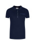 Tommy Hilfiger Тениска с яка и копчета Crystal WW0WW29983 Тъмносин Slim Fit - Pepit.bg