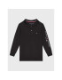 Tommy Hilfiger Тениска с яка и копчета Essential KB0KB07729 M Черен Regular Fit - Pepit.bg