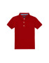 Tommy Hilfiger Тениска с яка и копчета KB0KB03975 D Червен Regular Fit - Pepit.bg