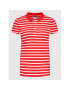 Tommy Hilfiger Тениска с яка и копчета Sleeve WW0WW27151 Червен Slim Fit - Pepit.bg