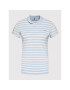 Tommy Hilfiger Тениска с яка и копчета Stripe WW0WW27151 Син Slim Fit - Pepit.bg