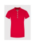 Tommy Hilfiger Тениска с яка и копчета WW0WW32557 Червен Slim Fit - Pepit.bg