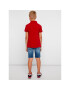 Tommy Hilfiger Тениска с яка и копчета Boys Tommy KB0KB03975 S Червен Regular Fit - Pepit.bg