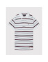 Tommy Hilfiger Тениска с яка и копчета Branted Td Stripe KB0KB07369 D Бял Regular Fit - Pepit.bg