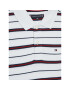 Tommy Hilfiger Тениска с яка и копчета Branted Td Stripe KB0KB07369 D Бял Regular Fit - Pepit.bg