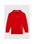 Tommy Hilfiger Тениска с яка и копчета Essential KB0KB06874 M Червен Regular Fit - Pepit.bg