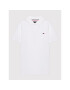 Tommy Hilfiger Тениска с яка и копчета KB0KB07365 Бял Regular Fit - Pepit.bg