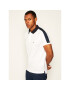 Tommy Hilfiger Тениска с яка и копчета Shoulder Logo Hilfiger MW0MW13112 Бял Slim Fit - Pepit.bg