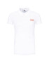 Tommy Hilfiger Тениска с яка и копчета Tommy Box WW0WW30742 Бял Slim Fit - Pepit.bg