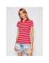 Tommy Hilfiger Тениска с яка и копчета WW0WW27151 Червен Slim Fit - Pepit.bg