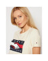 Tommy Hilfiger Тишърт Abo Earth Day Flag WW0WW32327 Бежов Regular Fit - Pepit.bg