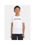 Tommy Hilfiger Тишърт Arched KB0KB08333 D Бял Regular Fit - Pepit.bg