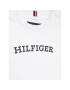 Tommy Hilfiger Тишърт Arched KB0KB08333 D Бял Regular Fit - Pepit.bg