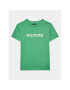 Tommy Hilfiger Тишърт Arched KB0KB08333 D Зелен Regular Fit - Pepit.bg