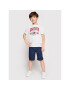 Tommy Hilfiger Тишърт Artwork KB0KB06519 D Бял Regular Fit - Pepit.bg