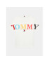 Tommy Hilfiger Тишърт Bold KB0KB08218 M Бял Regular Fit - Pepit.bg