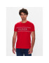 Tommy Hilfiger Тишърт Brand Love MW0MW30035 Червен Slim Fit - Pepit.bg