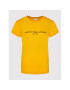 Tommy Hilfiger Тишърт C-Nk WW0WW28681 Жълт Regular Fit - Pepit.bg