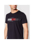 Tommy Hilfiger Тишърт Chest Corp Stripe Graphic MW0MW25612 Тъмносин Slim Fit - Pepit.bg