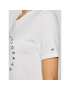 Tommy Hilfiger Тишърт Circle C-Nk WW0WW29584 Бял Regular Fit - Pepit.bg