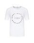 Tommy Hilfiger Тишърт Circle C-Nk WW0WW29584 Бял Regular Fit - Pepit.bg