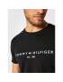 Tommy Hilfiger Тишърт Core Logo Tee MW0MW11465 Черен Slim Fit - Pepit.bg