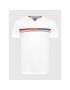 Tommy Hilfiger Тишърт Corp Chest Front Logo MW0MW24558 Бял Regular Fit - Pepit.bg