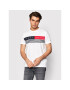 Tommy Hilfiger Тишърт Corp Chest Stripe MW0MW20327 Бял Regular Fit - Pepit.bg