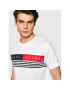 Tommy Hilfiger Тишърт Corp Chest Stripe MW0MW20327 Бял Regular Fit - Pepit.bg