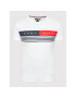 Tommy Hilfiger Тишърт Corp Chest Stripe MW0MW20327 Бял Regular Fit - Pepit.bg