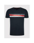 Tommy Hilfiger Тишърт Corp Chest Taping MW0MW24549 Тъмносин Regular Fit - Pepit.bg