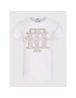 Tommy Hilfiger Тишърт Crystal WW0WW32655 Бял Regular Fit - Pepit.bg