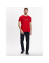 Tommy Hilfiger Тишърт Curve Logo MW0MW30034 Червен Slim Fit - Pepit.bg