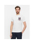 Tommy Hilfiger Тишърт Emblem MW0MW33687 Бял Slim Fit - Pepit.bg