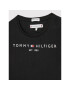 Tommy Hilfiger Тишърт Essential KG0KG05242 D Черен Regular Fit - Pepit.bg