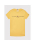 Tommy Hilfiger Тишърт Essential KS0KS00201 D Жълт Regular Fit - Pepit.bg