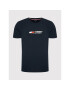 Tommy Hilfiger Тишърт Essentials Big Logo MW0MW22735 Тъмносин Regular Fit - Pepit.bg