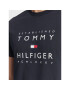 Tommy Hilfiger Тишърт Established Stacked MW0MW29377 Тъмносин Regular Fit - Pepit.bg