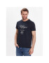 Tommy Hilfiger Тишърт Faded Script Print MW0MW30040 Тъмносин Slim Fit - Pepit.bg