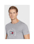 Tommy Hilfiger Тишърт Flag Arch MW0MW27909 Сив Slim Fit - Pepit.bg