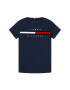 Tommy Hilfiger Тишърт Flag Rib Insert KB0KB06532 D Тъмносин Regular Fit - Pepit.bg