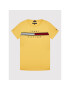 Tommy Hilfiger Тишърт Flag Rib Insert KB0KB06532 D Жълт Regular Fit - Pepit.bg
