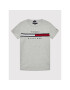 Tommy Hilfiger Тишърт Flag Rib Insert Tee KB0KB06532 D Сив Regular Fit - Pepit.bg